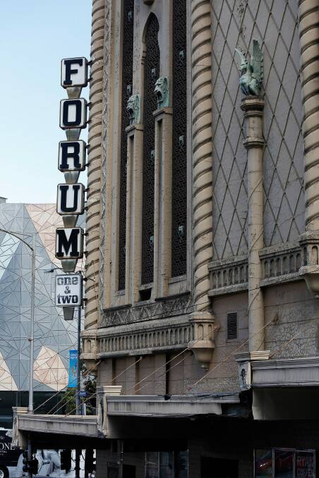 The ACT is looking to Forum Theatre in Melbourne for inspiration to potentially repurpose Canberra Theatre.   Photo: Paul Jeffers