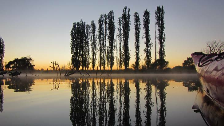 5:30am: A bit of magic on the Molonglo this morning. Photo: Paul Jurak