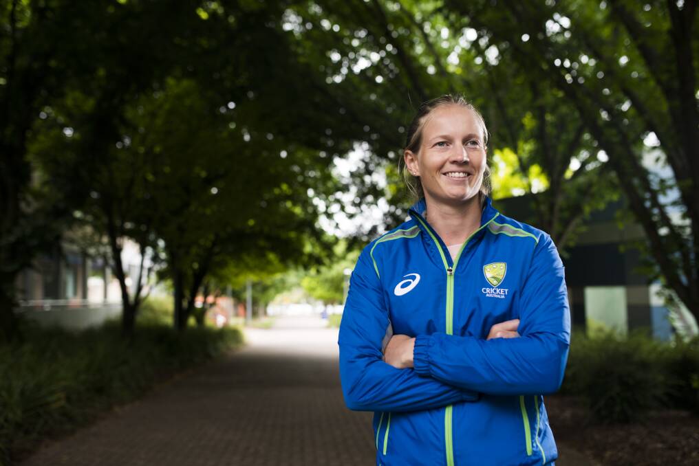 Meg Lanning is finally back in Australian kit. Photo: Rohan Thomson