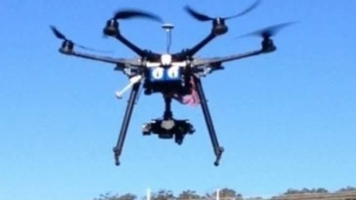 The hexacopter.