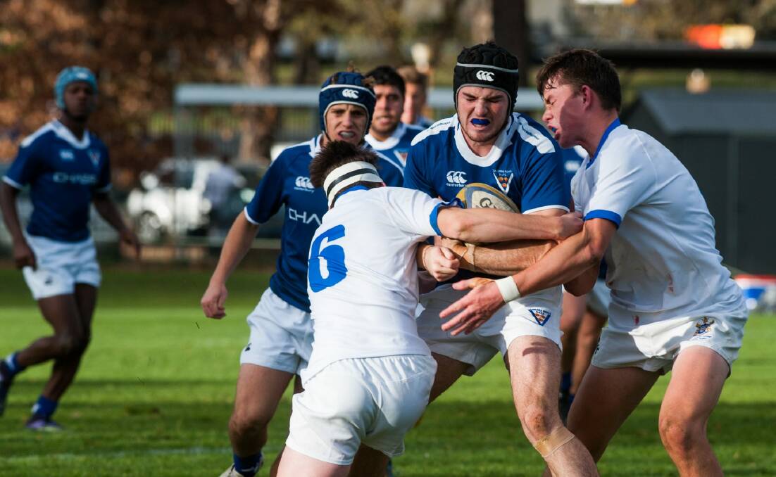 Junior rugby league players will face new concussion rules after a landmark protocol was released.
Under 18s Royals vs St Edmunds on Saturday. Photo: Elesa Kurtz