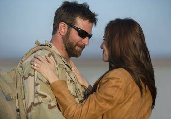 New release: Bradley Cooper and Sienna Miller co-star in "American Sniper". Photo: supplied