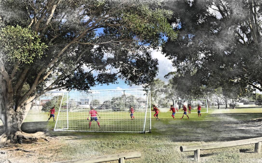 Design image for a new sporting field at Rocklea. Photo: Brisbane City Council