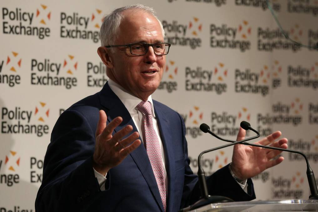 The PM's speech in London ripped open fresh scars in the current battle for the Coalition's hearts and minds. Photo: Andrew Meares