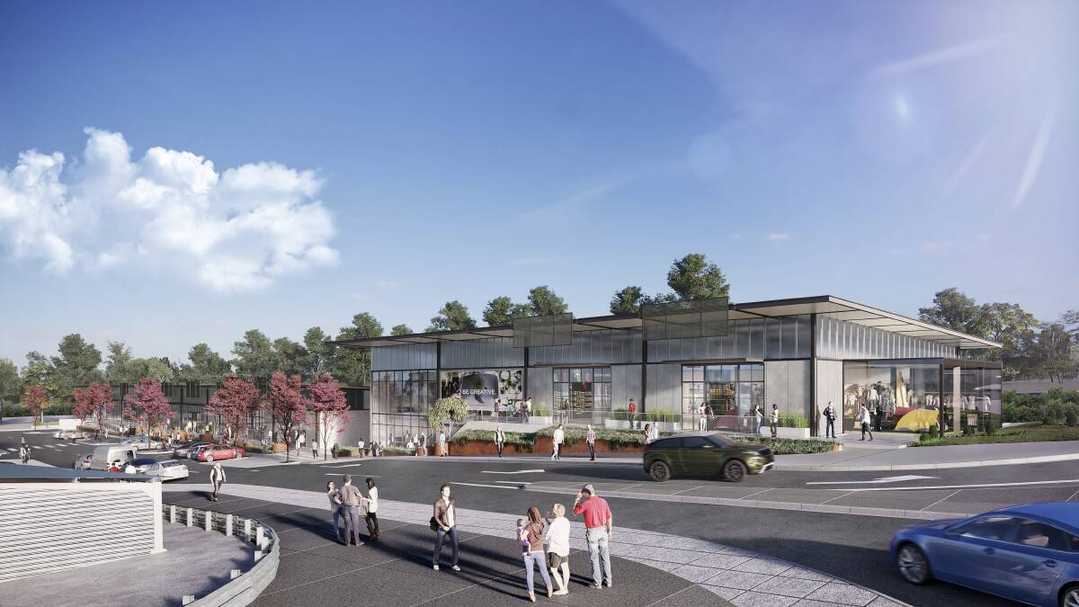 An artist's impression of stage one of the Belconnen Markets redevelopment. Photo: Supplied