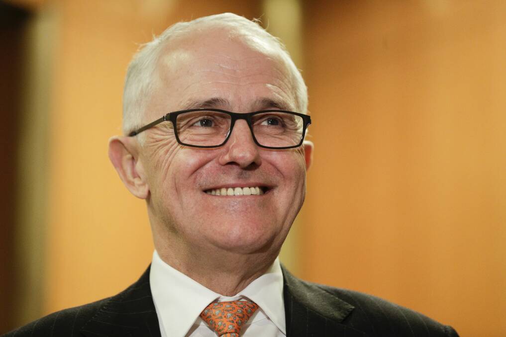 Prime Minister Malcolm Turnbull. Senator David Leyonhjelm says if the Senate votes today to debate giving the NT and ACT the right to vote on euthanasia in August, Coalition MPs can have a free vote. 
 Photo: Alex Ellinghausen 