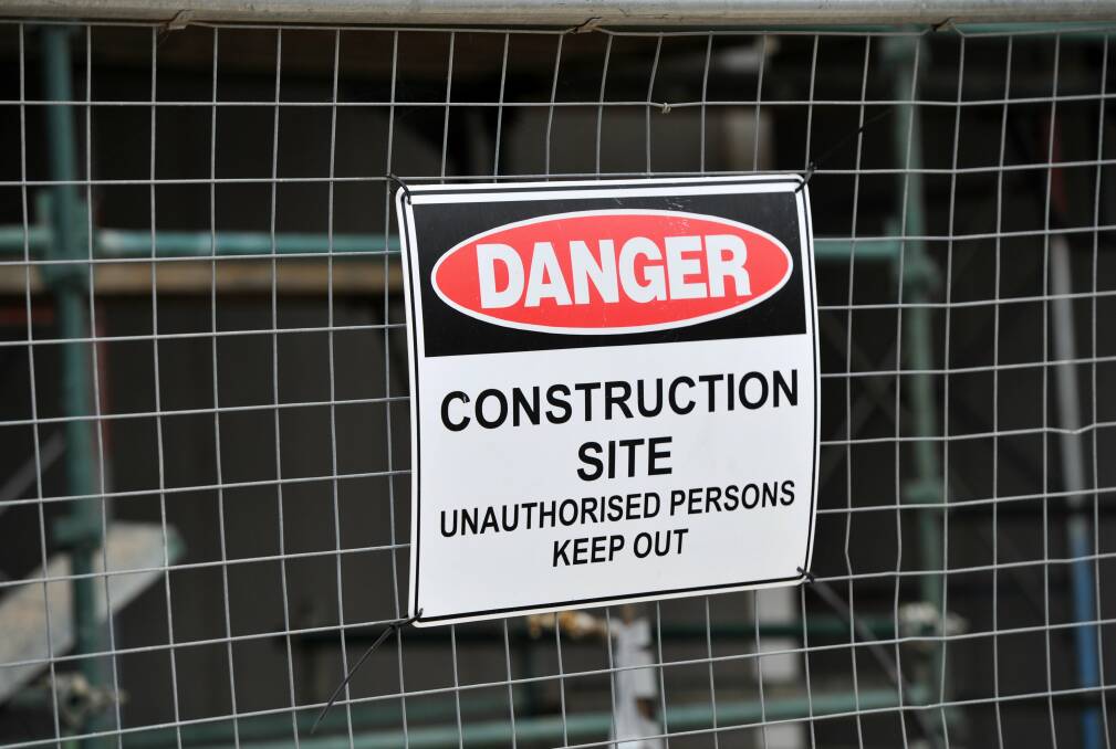 Sites in Gungahlin have had stop work notices put on them by Access Canberra. Photo: Graham Tidy