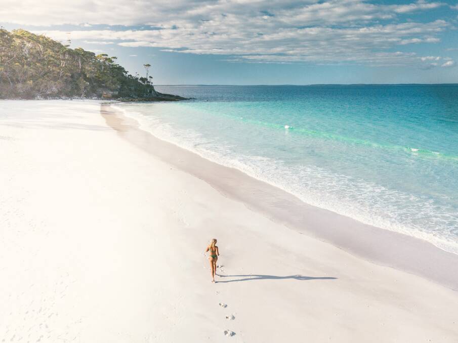 Sail the pristine waters of Jervis Bay. Photo: Mitch Cox