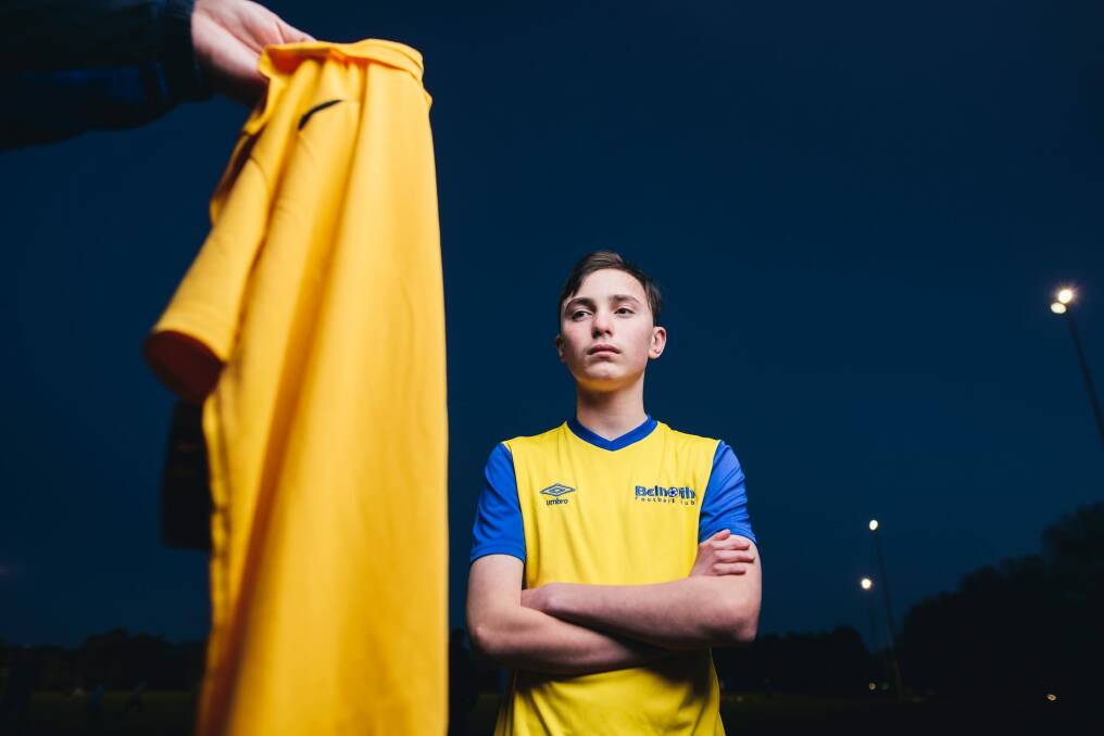 Belnorth wants to protect a 43-year history of wearing yellow and royal blue. Photo: Rohan Thomson
