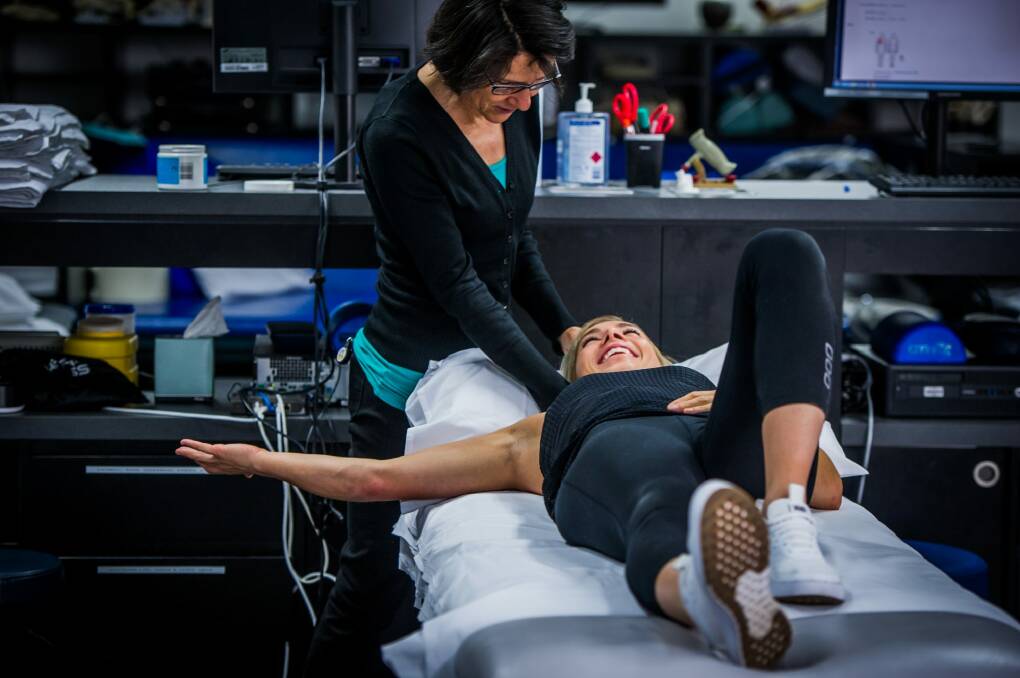 Caroline Buchanan is working with AIS medical staff to recover. Photo: Karleen Minney