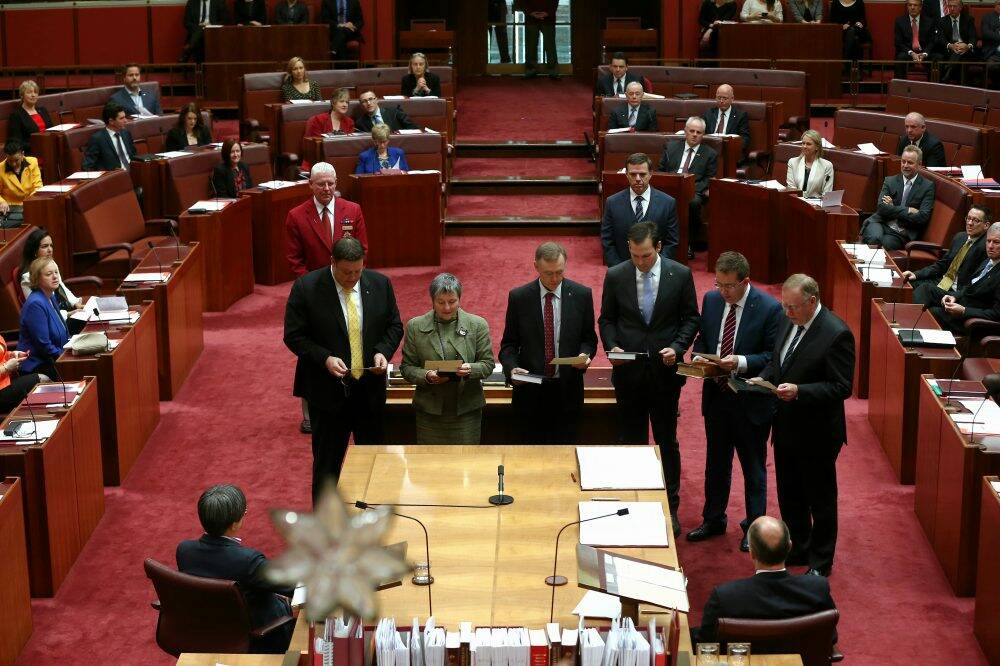 Australia's newly elected Senate prepares to shape history. Photo: Alex Ellinghausen