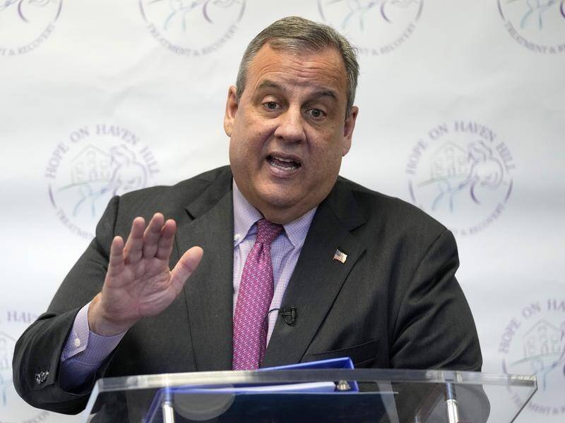 Republican Chris Christie has announced he is dropping out of the presidential race for 2024. (AP PHOTO)