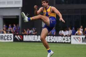 Andrew Gaff hopes to continue his long AFL career beyond this season, and hopefully with West Coast. (Richard Wainwright/AAP PHOTOS)