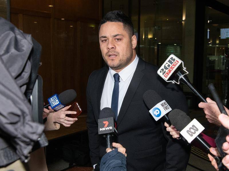Jarryd Hayne has been bailed on a $50,000 surety after being found guilty of two rape charges.