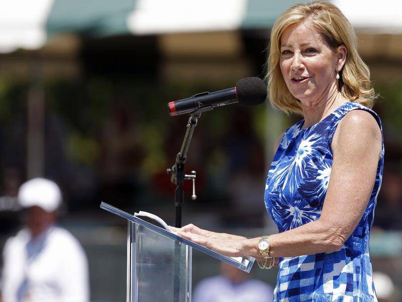Former world No.1 Chris Evert has been diagnosed with stage one ovarian cancer.