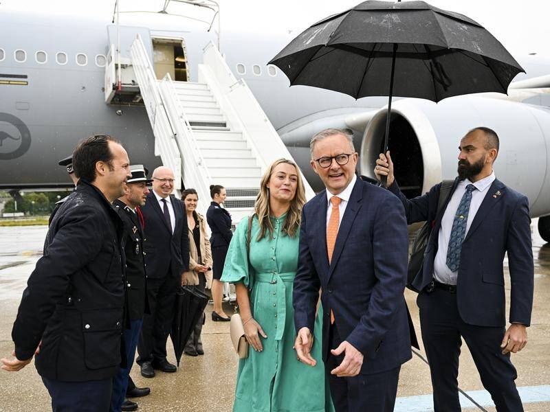 International trips were a focal point of Anthony Albanese's early weeks in the job. (Lukas Coch/AAP PHOTOS)