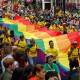 London has become a riot of colour as a million turn out to attend the city's 50th Pride parade.
