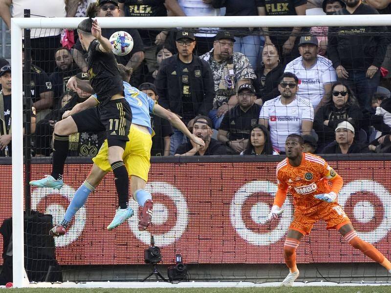 Gareth Bale scores the game-tying goal late in stoppage time before LAFC clinched the MLS Cup. (AP PHOTO)