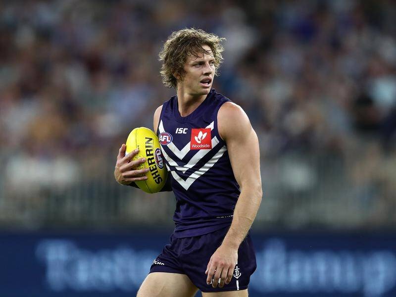 Fremantle's Nat Fyfe's Brownlow Medal hopes are in jeopardy after elbowing Tom Lynch in the head.