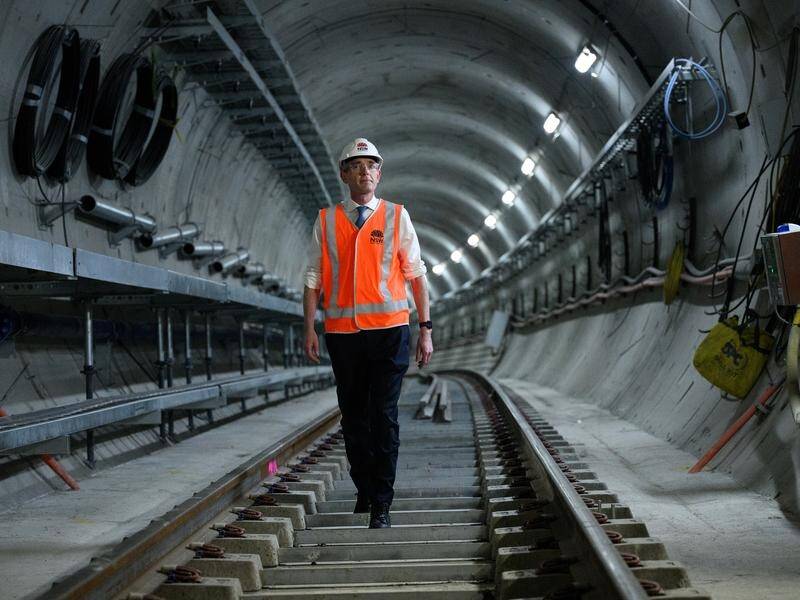 Sydney's Metro program will undergo a review after the project blew out by $21 billion. (Dan Himbrechts/AAP PHOTOS)
