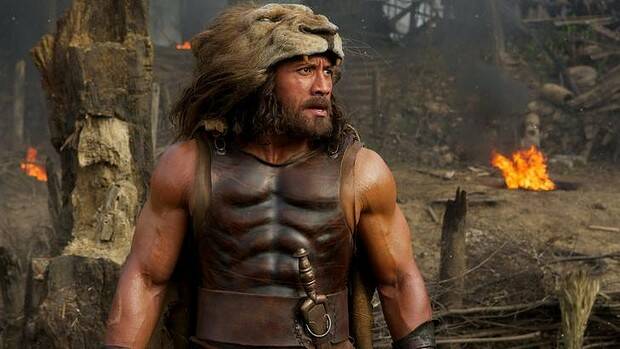 You rock, Hercules: Dwayne 'The Rock' Johnson as the hero of Greek legend, modern-style.