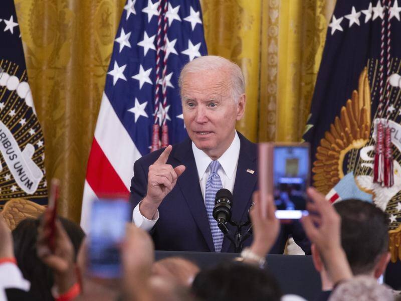 US President Joe Biden has called on voters to elect abortion rights candidates in November.