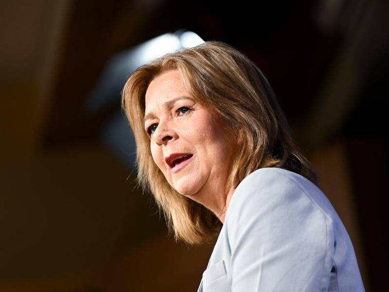 ACTU president Michele O'Neil called for more transparency during trade agreement negotiations. (Lukas Coch/AAP PHOTOS)