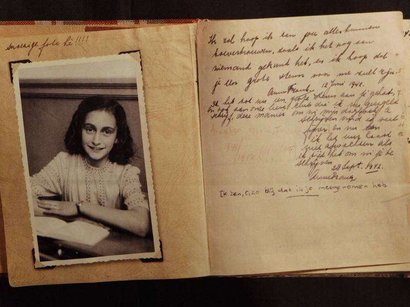 Holocaust deniers claim that Anne Frank's famed diary is a forgery. (AP PHOTO)