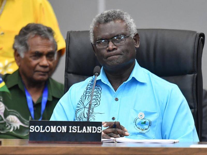 Solomon Islands Prime Minister Manasseh Sogavare says he learned of the AUKUS deal in the media.