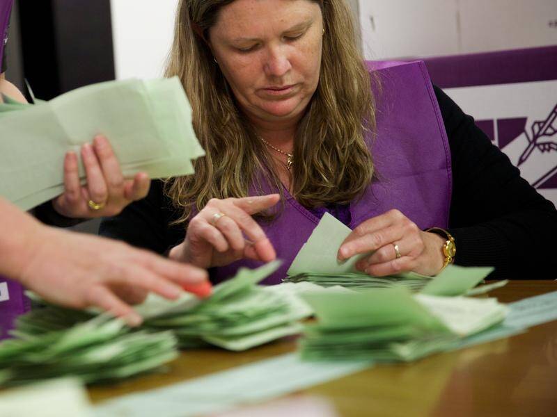 Final batches of postal votes are being counted by the Australian Electoral Commission.