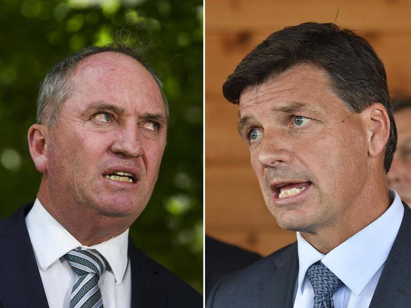 Barnaby Joyce has dismissed an inquiry into a political attack by Angus Taylor's office.