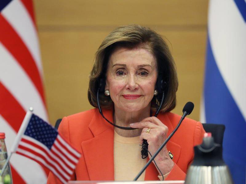 Nancy Pelosi has told the Israeli parliament the US support for the country is "ironclad".