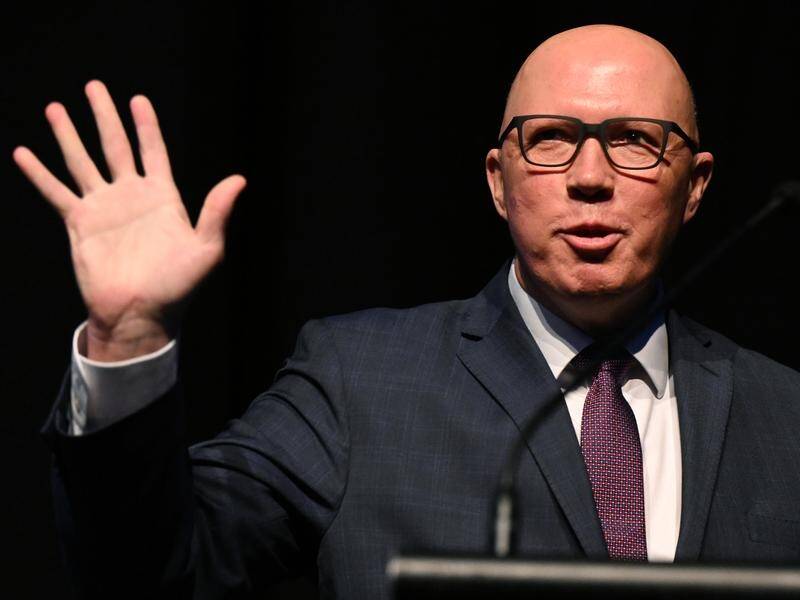 Opposition Leader Peter Dutton has dismissed a Labor attack campaign in the Fadden by-election. (Darren England/AAP PHOTOS)