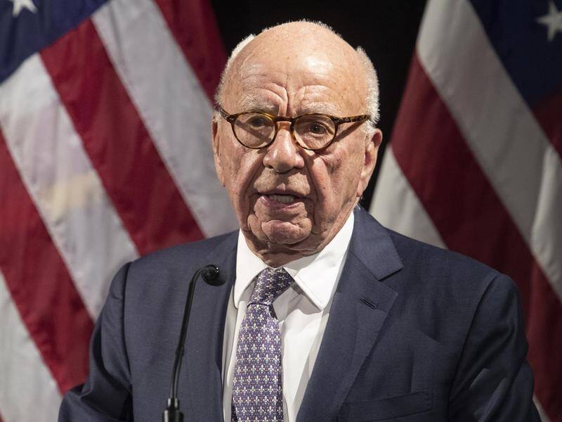 Rupert Murdoch has been accused of creating an 'anger-tainment ecosystem' that has divided the US. (AP PHOTO)