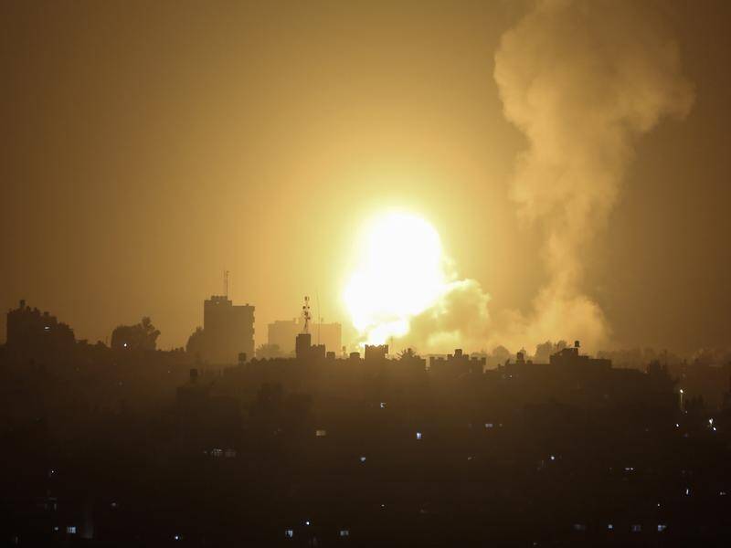 A Hamas spokesman says an Israeli airstrike in the Gaza Strip has failed.