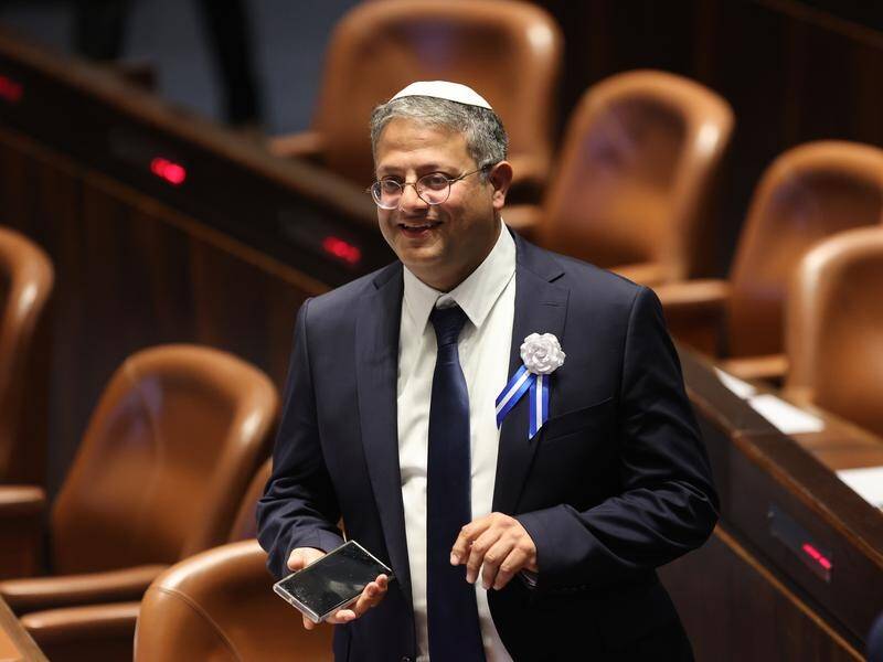 Israeli MP Itamar Ben-Gvir has long been a fierce opponent of Palestinian statehood. (AP PHOTO)