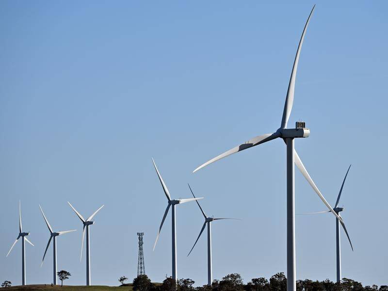 Origin Energy is buying the Yanco Delta Wind Farm project, one of the largest in NSW. (Mick Tsikas/AAP PHOTOS)