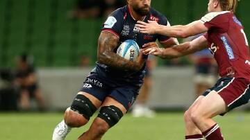 Lukhan Salakaia-Loto (l) will be out indefinitely in a major setback for the Melbourne Rebels. (Rob Prezioso/AAP PHOTOS)