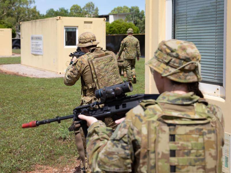 Up to 70 Australian personnel will join partners in Britain to help boost Ukraine's military skills. (PR HANDOUT IMAGE PHOTO)
