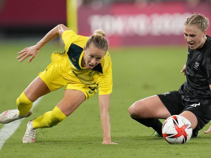 Aivi Luik is up and running again for the Matildas despite retiring after the Tokyo Olympics.