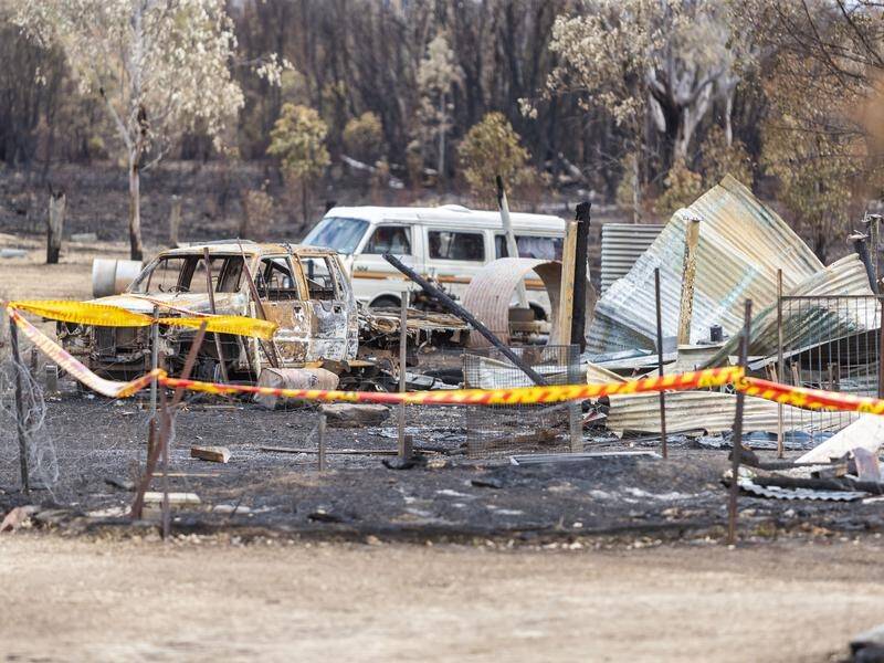 The blaze which hit Rappville, south of Casino NSW, claimed two lives and destroyed some 40 homes.