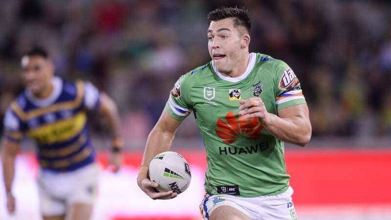 Nick Cotric has shifted to the centres for the high-flying Raiders.
