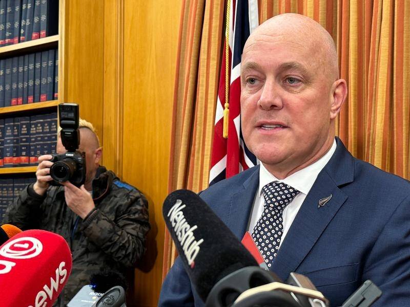 Chris Luxon has been sworn in as New Zealand's Prime Minister, heading a three party coalition. (Ben McKay/AAP PHOTOS)
