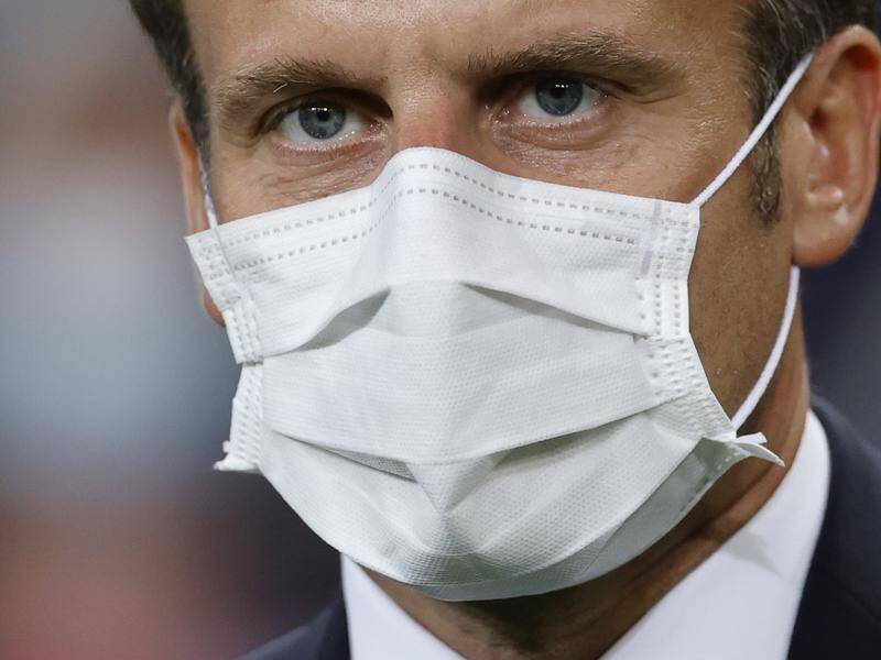 Home caregivers will receive a pandmemic bonus payment, French President Emmanuel Macron says.