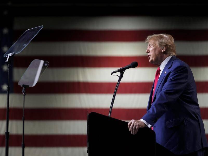 Donald Trump has been disqualified from appearing on the ballot in Colorado for the 2024 election. (AP PHOTO)