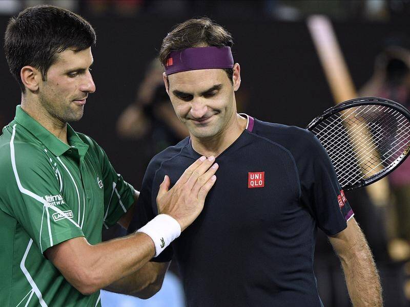 Novak Djokovic wants to see his great rival Roger Federer back on court as soon as possible.