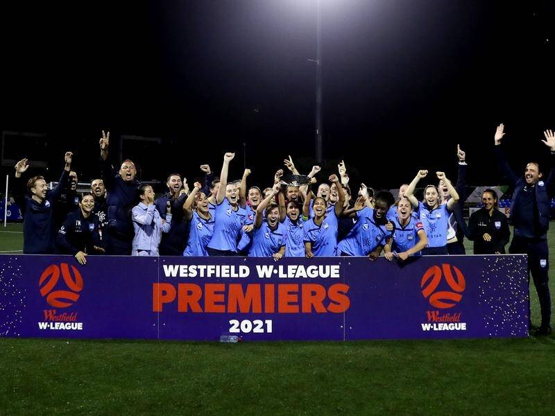 Sydney FC are crowned the 2021 W-League premiers after beating Melbourne Victory 2-1.