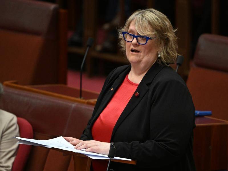Labor Senator Linda White has died after a health battle. (Mick Tsikas/AAP PHOTOS)