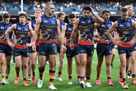 With just four wins for the season, Adelaide need to defeat Richmond to revive their finals hopes. (Joel Carrett/AAP PHOTOS)