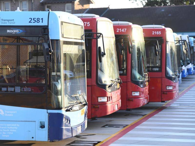 Privatising bus routes has improved capacity and services, the NSW government says. (Dean Lewins/AAP PHOTOS)